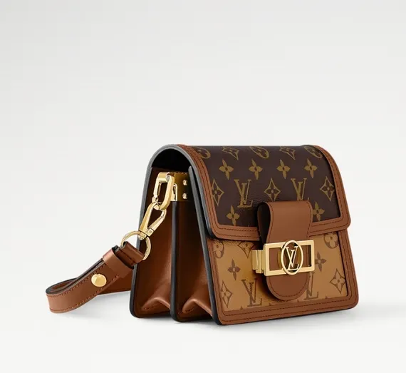 Сумка Louis Vuitton Dauphine коричневый