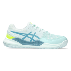 Детские теннисные кроссовки ASICS Gel-Resolution 9 GS Clay Court Shoe Kids - White, Turquoise
