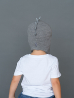 Шапка весенняя/осенняя вязаная ОРЕО (Пепельный)