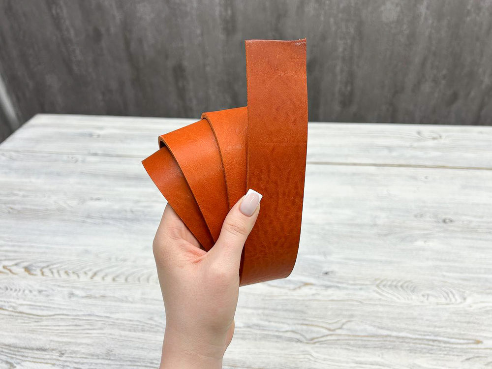 Оранжевая ременная заготовка для ремня из артикула Миссури МС31