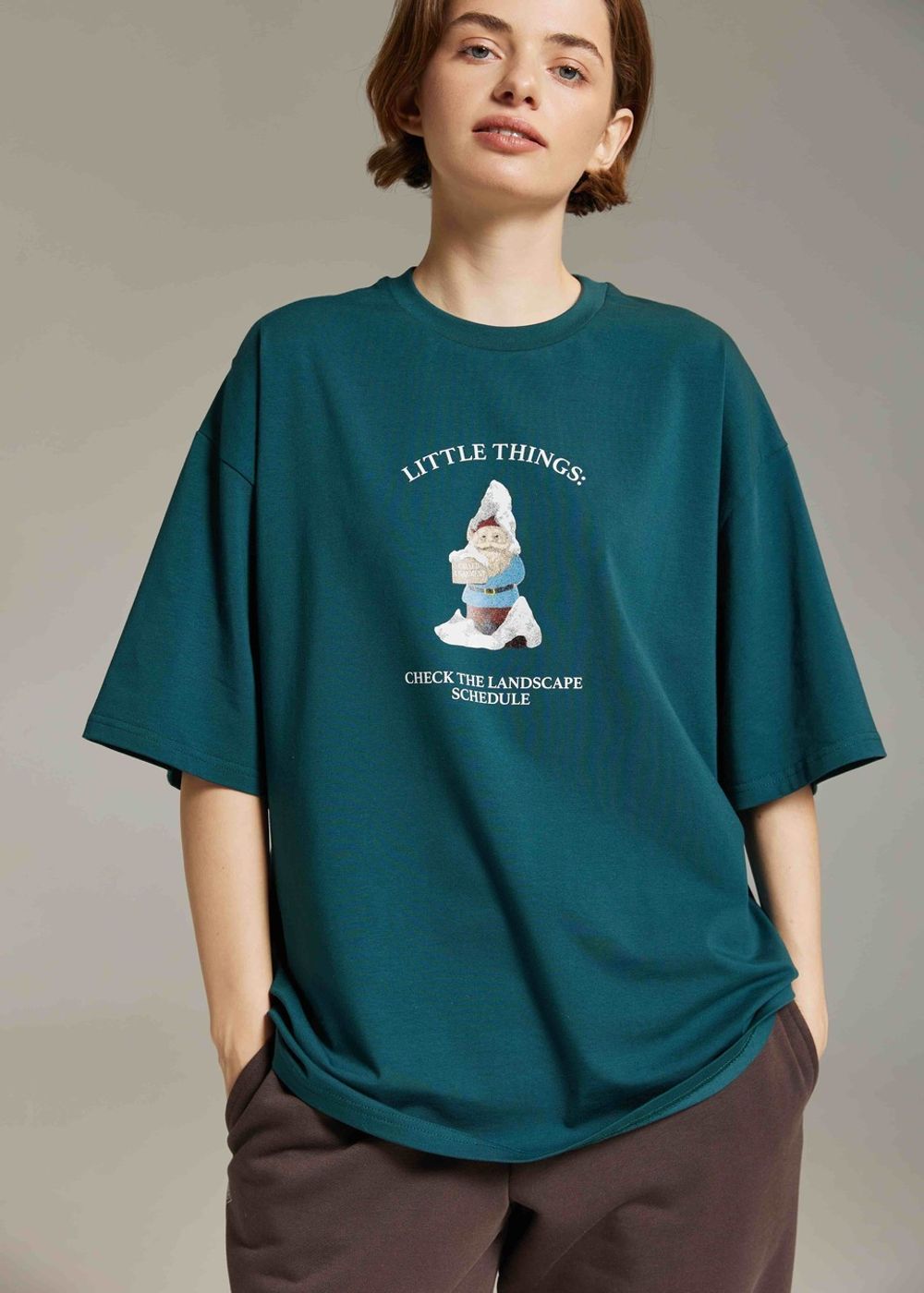 Футболка Called a Garment Landscape Изумрудная