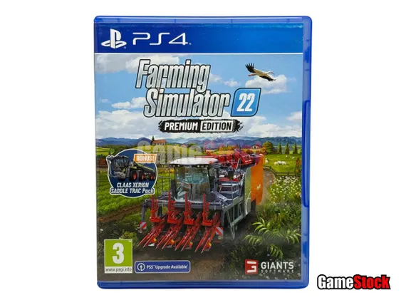 PS4 Farming Simulator 22 Premium Edition (Б/У, Русские субтитры, CUSA-40497)