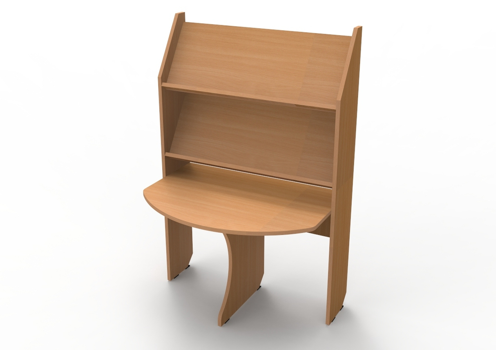 Витрина книжная 1-но сторонняя (со столом)