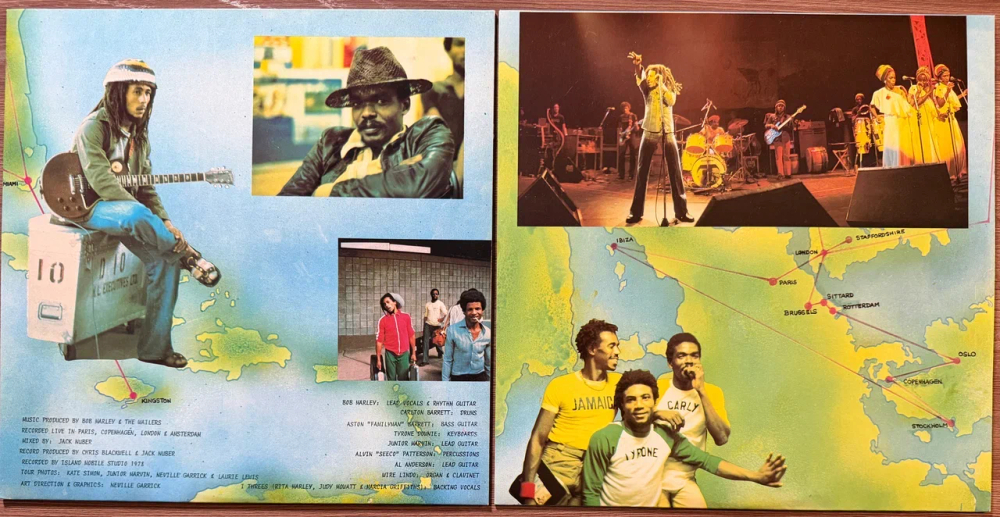 Bob Marley & The Wailers ‎– Babylon By Bus 2LP (Скандинавия 1978г.)Т