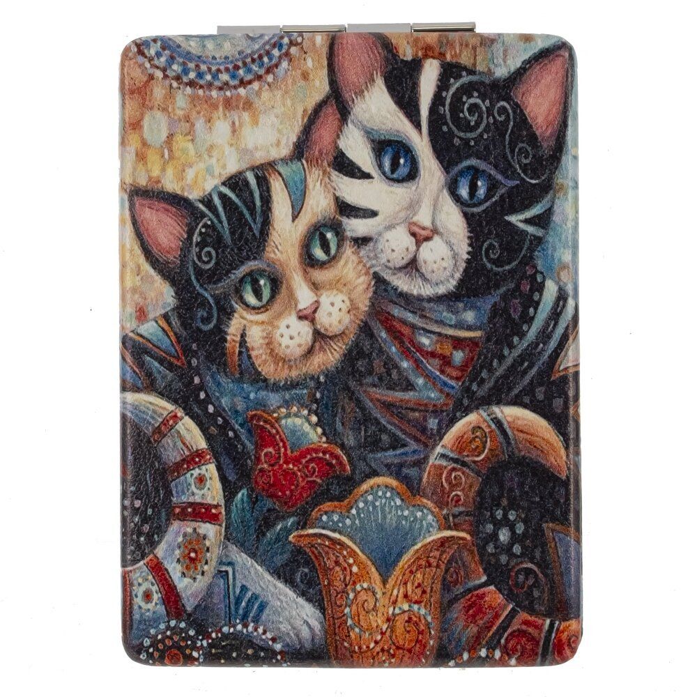 GAEM Зеркало карманное (блок 12шт), L6 W8,5 H1 см, 4в.