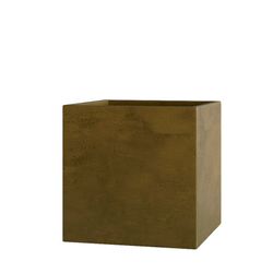 Кашпо CUBE AVOCADO GREEN 30x30x30