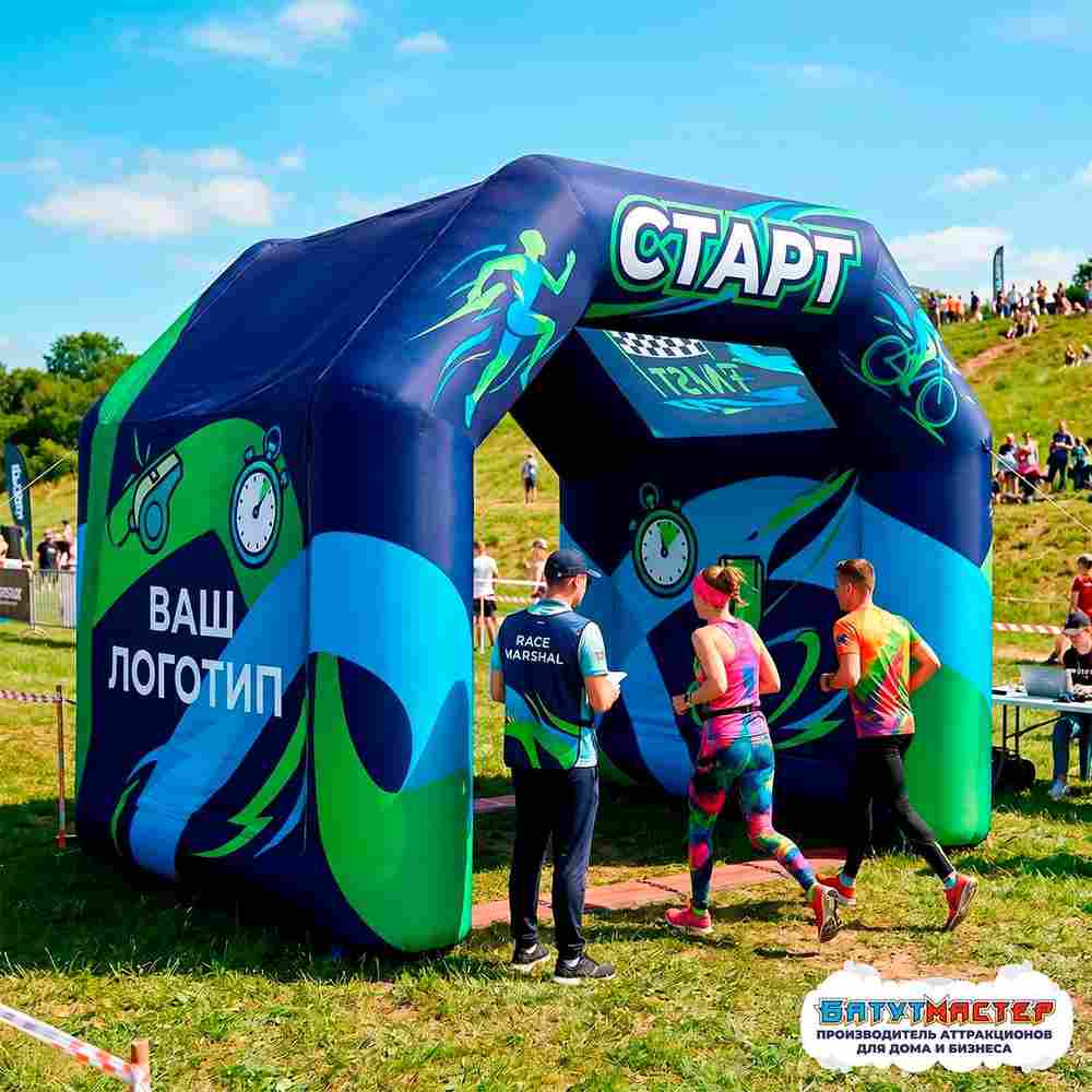 Спортивная арка старт «Место силы», 3,5×3,5×3,5 м