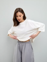 Футболка оверсайз большие размеры летучая мышь