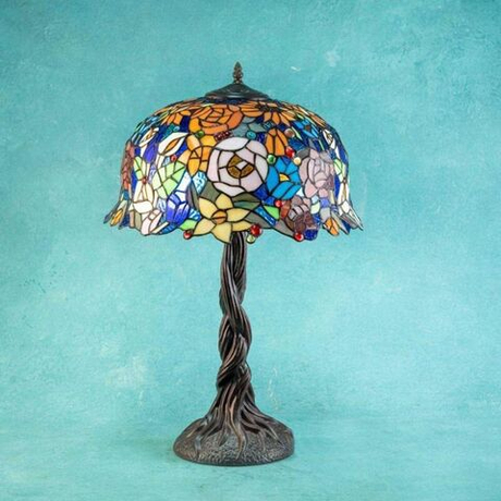 Винтаж: Настольная лампа Тиффани
