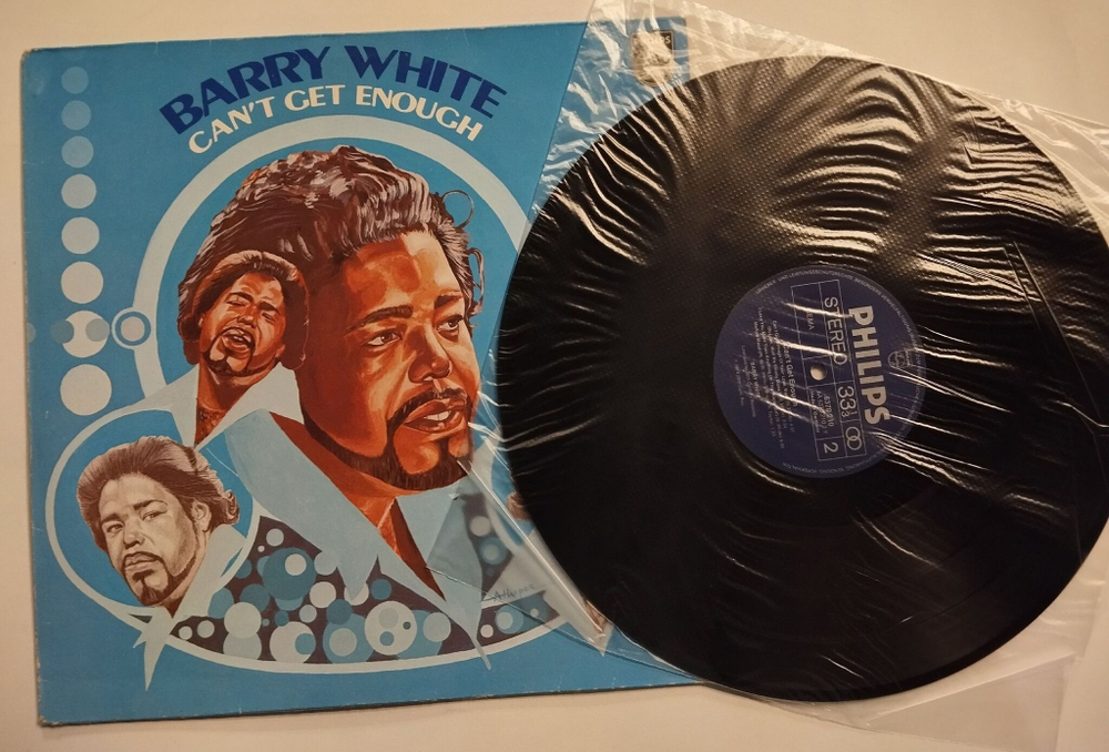 Винтажная виниловая пластинка LP Barry White Cant Get Enough (Germany 1974)