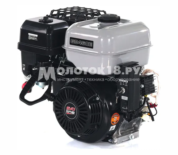 Двигатель EVOLINE GB460E (17.5 л.с., эл.стартер, катушка)