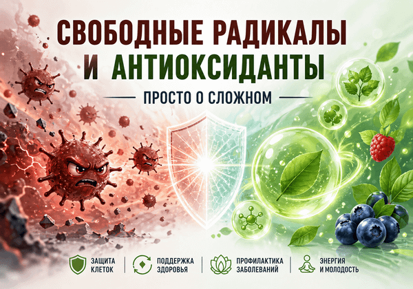 Свободные радикалы и антиоксиданты. Просто о сложном