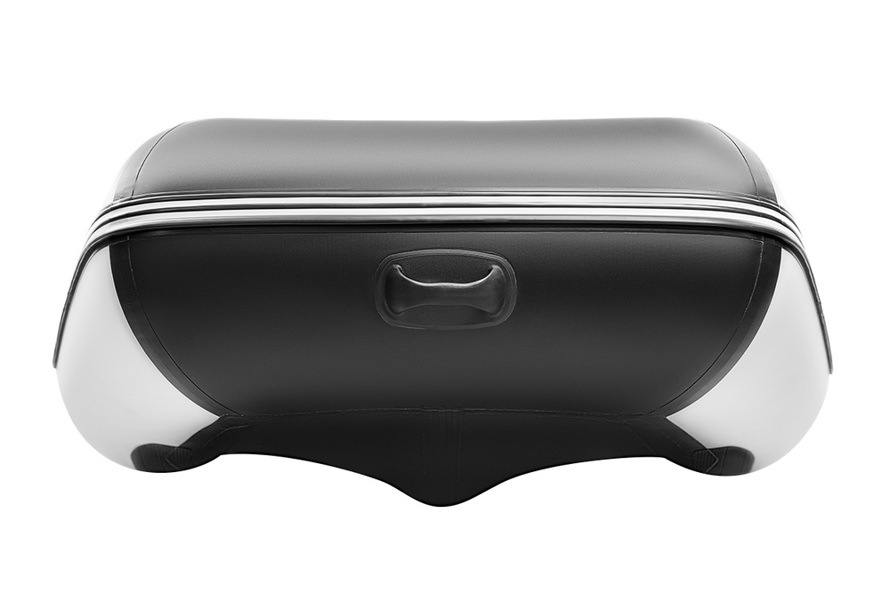 Броня-340 СК слань+киль белый-черный (Лодка ПВХ под мотор с усилением)