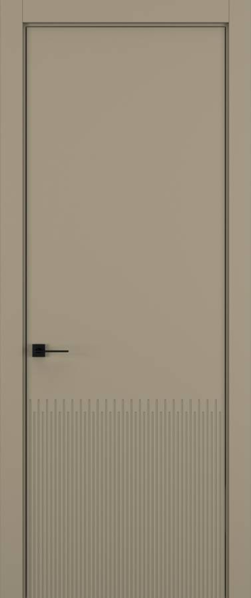 Дверь 5 VERTICAL Матовый Серо-бежевый