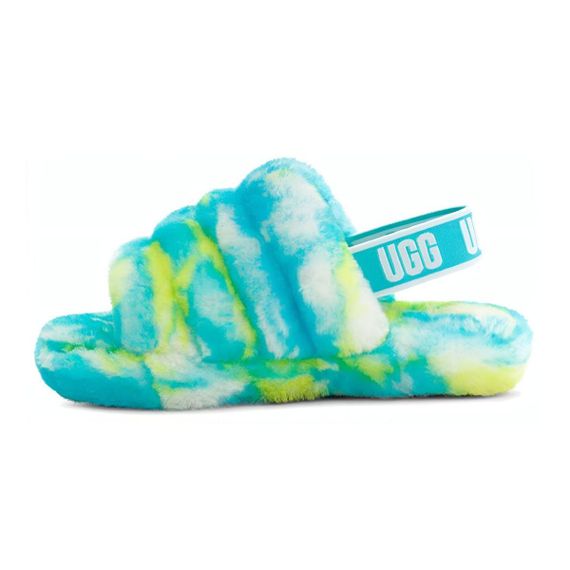 Ugg Fluff Yeah Slide 'Marble Oasis Blue'
