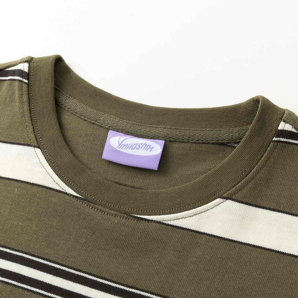 Футболка Ymkashix Nineties хаки / бежевый
