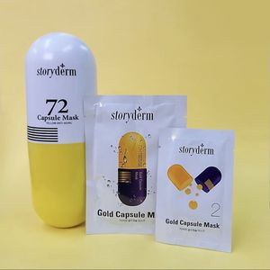 Антивозрастной набор альгинатных масок с золотом 72 Capsule Mask Yellow Anti-Aging, Storyderm, 1 шт