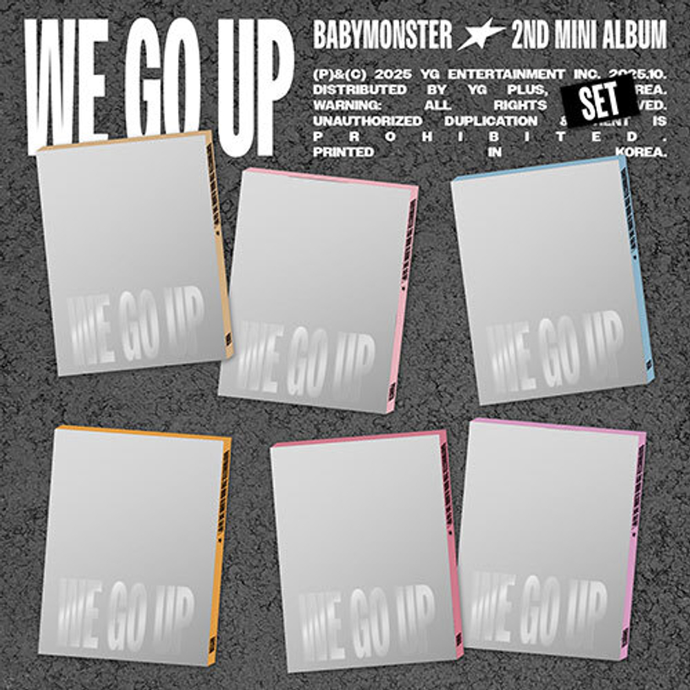 Альбом BABYMONSTER - 2nd MINI ALBUM WE GO UP (PATTERN Ver.)
