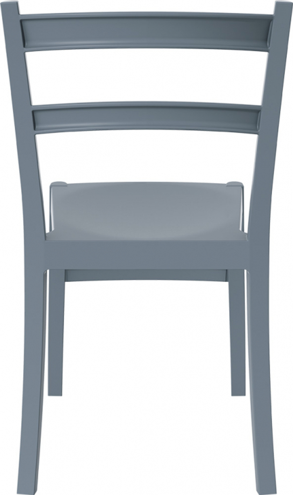 Стул пластиковый Siesta Contract Tiffany, темно-серый