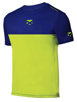 Теннисная футболка Pacific Break - navy/lime