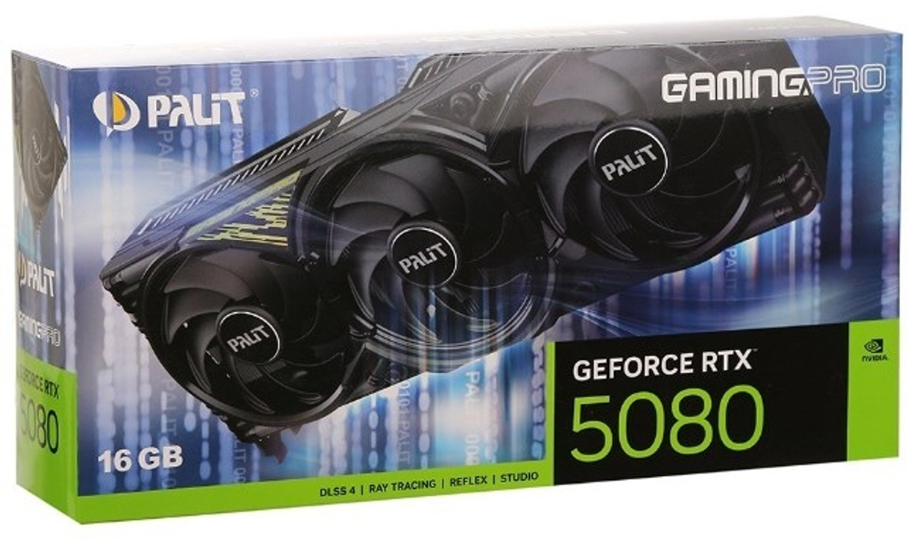 Видеокарта Palit RTX 5080 GamingPro NE75080019T2-GB2031A 16 Гб