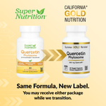 California Gold Nutrition, Quercetin Phytosome Quercefit®, фитосомы кверцетина, 250 мг, 60 растительных капсул