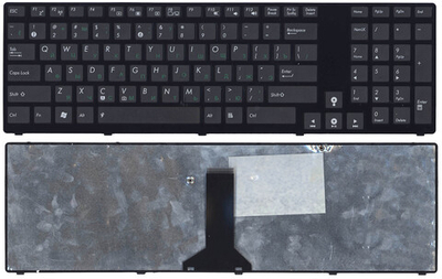 Клавиатура для ноутбука Asus K93 черная с рамкой