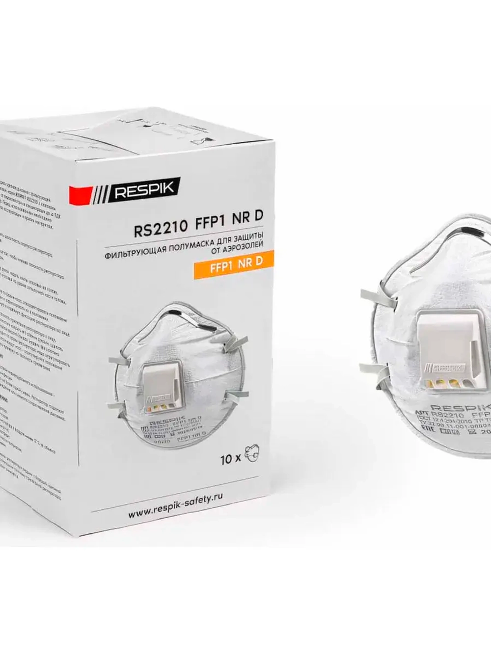 Респиратор RESPIK FFP1 NR D 10шт RS2210