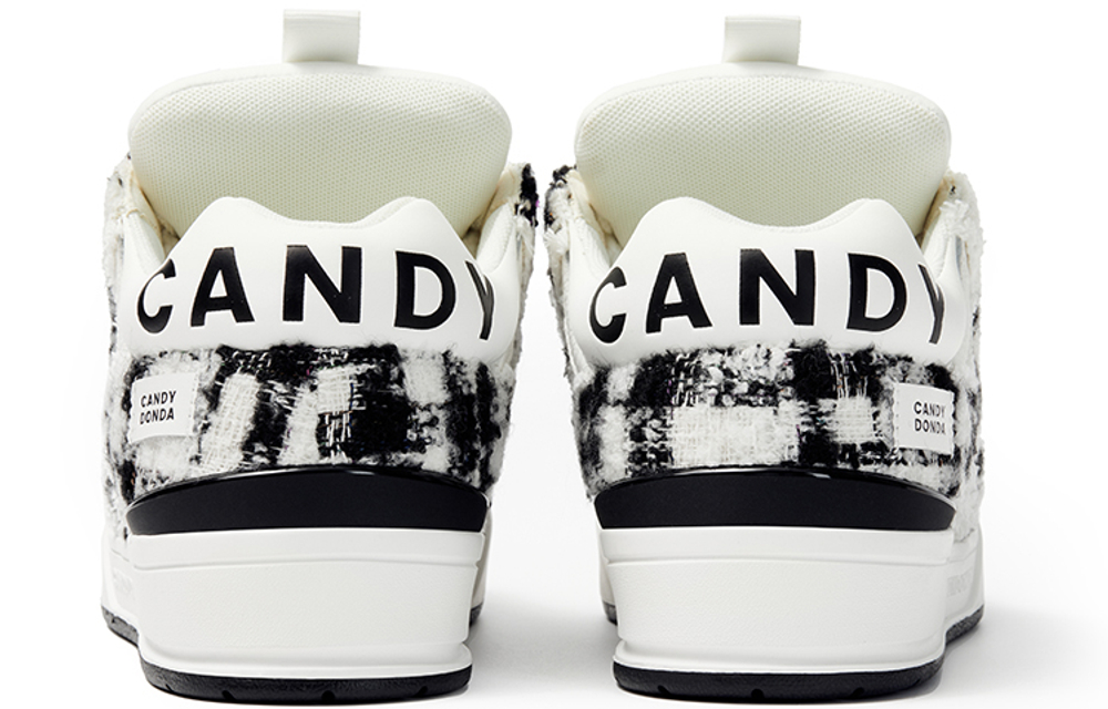 CANDYDONDA Chanel Inspired Stylish Skateboarding Shoes Unisex Black