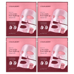 EQQUALBERRY, Bouncy Day, гидрогелевая маска для пор с коллагеном, 4 шт. по 30 г (1,01 унции)