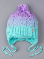 Шапка для мальчика осенняя с завязками