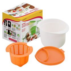 Форма-дуршлаг для сыра, с крышкой