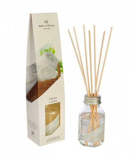 Ароматический диффузор Лен Fresh Linen, Wax Lyrical