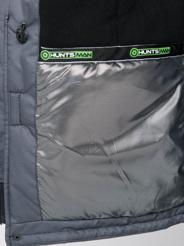 Костюм зимний Полюс LUX ткань Cell цвет Серый/Черный