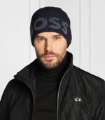 шапка lamichetto BOSS BLACK - темно-синий(50475939)