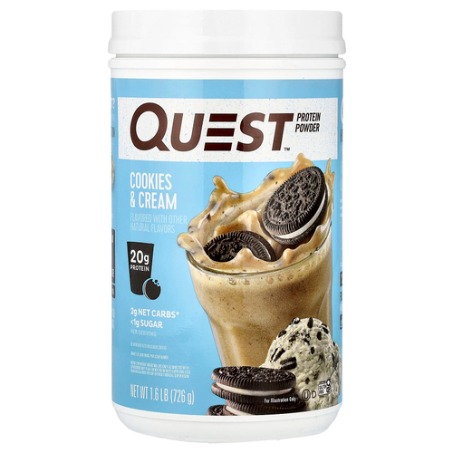 Quest Nutrition, Протеиновый порошок, печенье и сливки, 726 г (1,6 фунта)