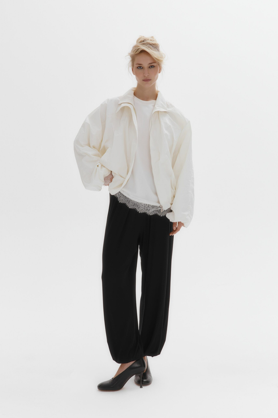 Брюки тонкие трикотажные с шерстью