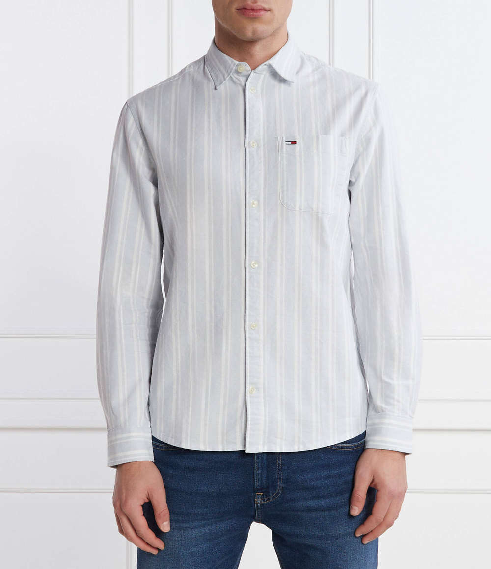 Рубашка Tommy Jeans - голубой(DM0DM18336)