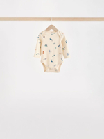 Боди с длинным рукавом для малышей Next N27-269, 7 шт., Молочный, Серый, Синий