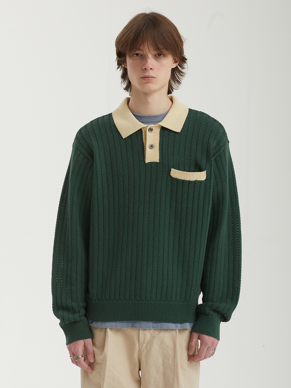 Мужской Свитер Obey Jasper Polo