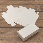 Коробка Для конфет сборная 14х7х4 см (Белый, Крафт)