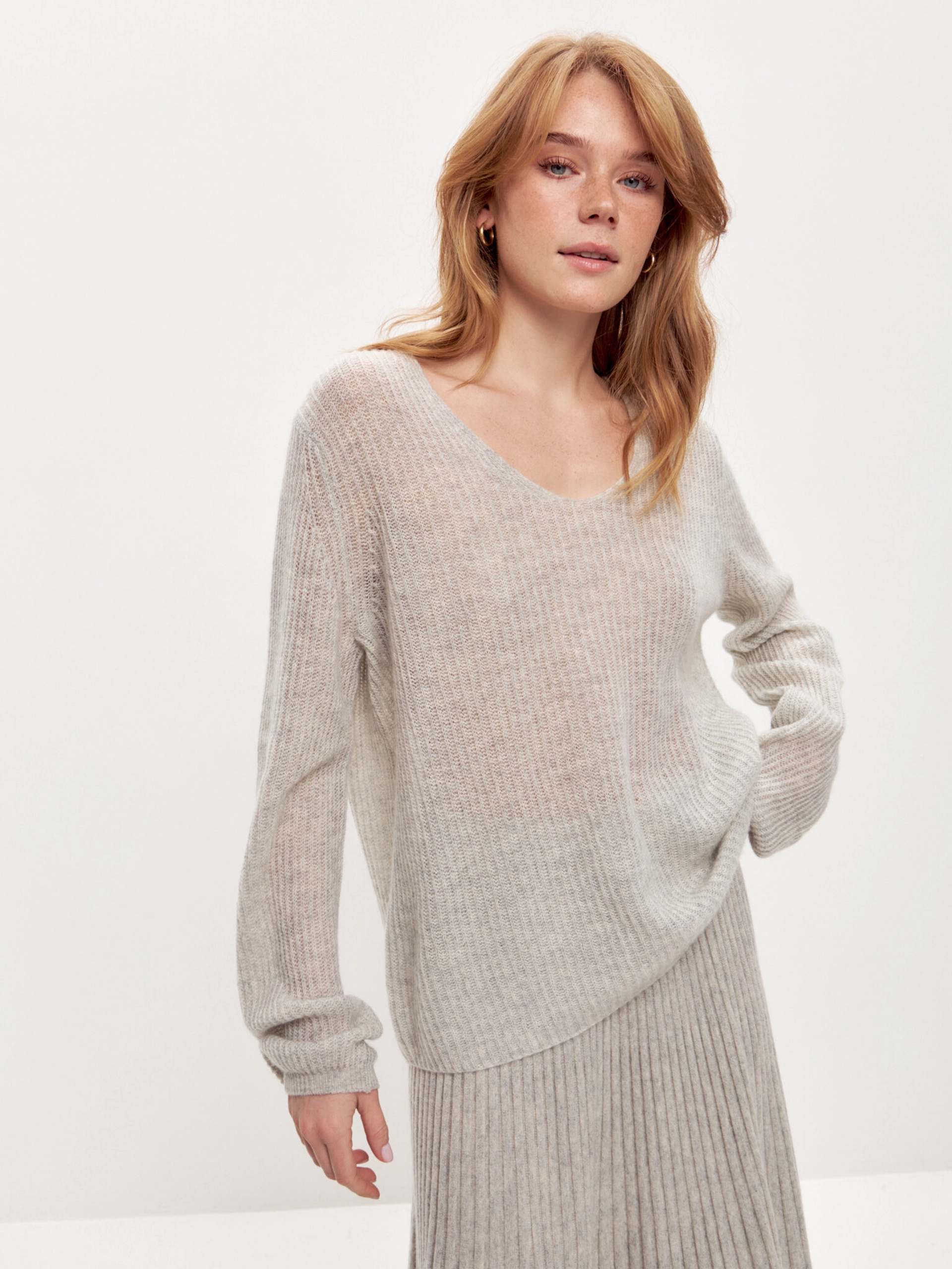 Кашемировый пуловер