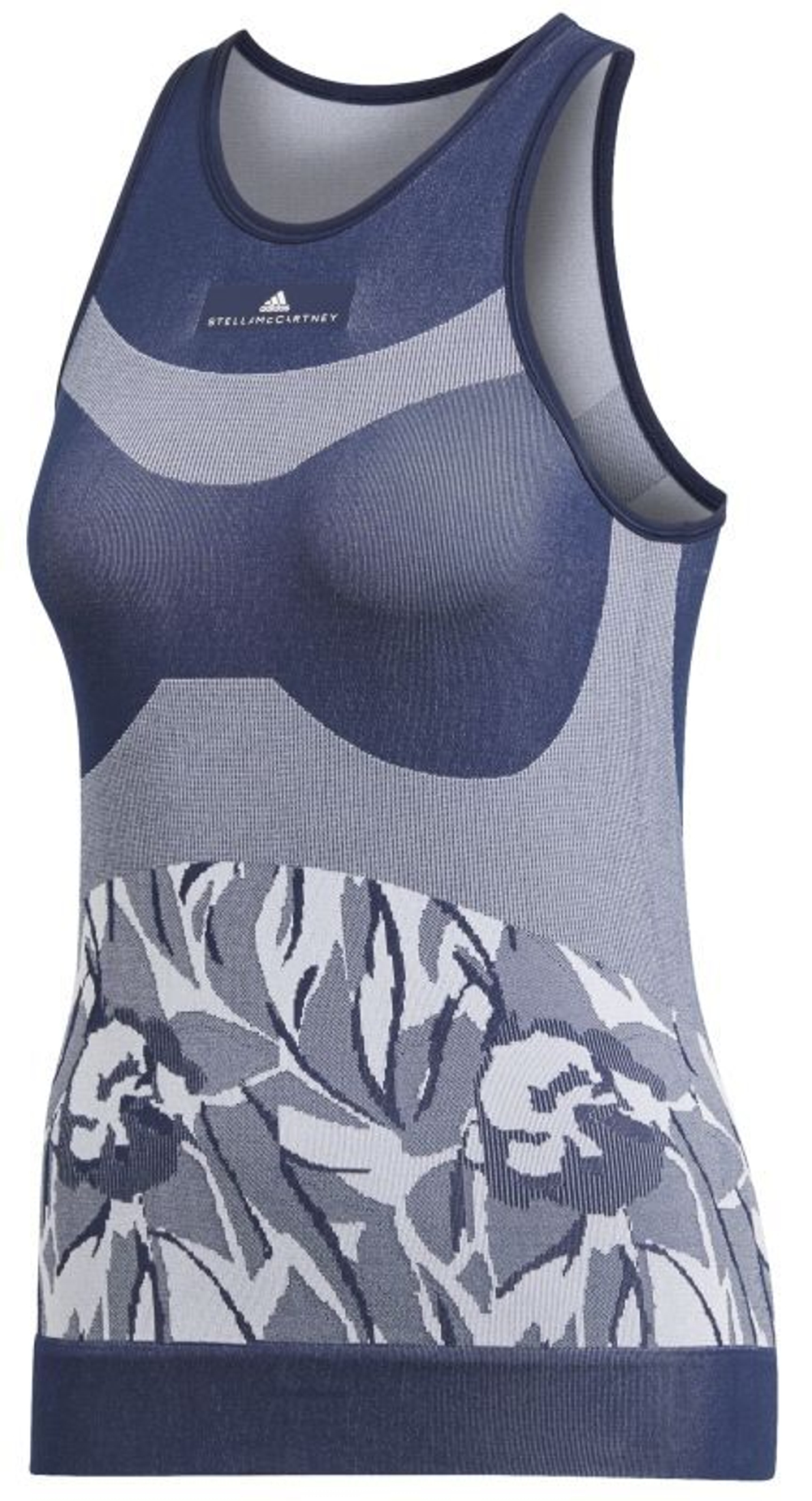 Женский топ теннисный Adidas by Stella McCartney Seamless Tank - night indigo