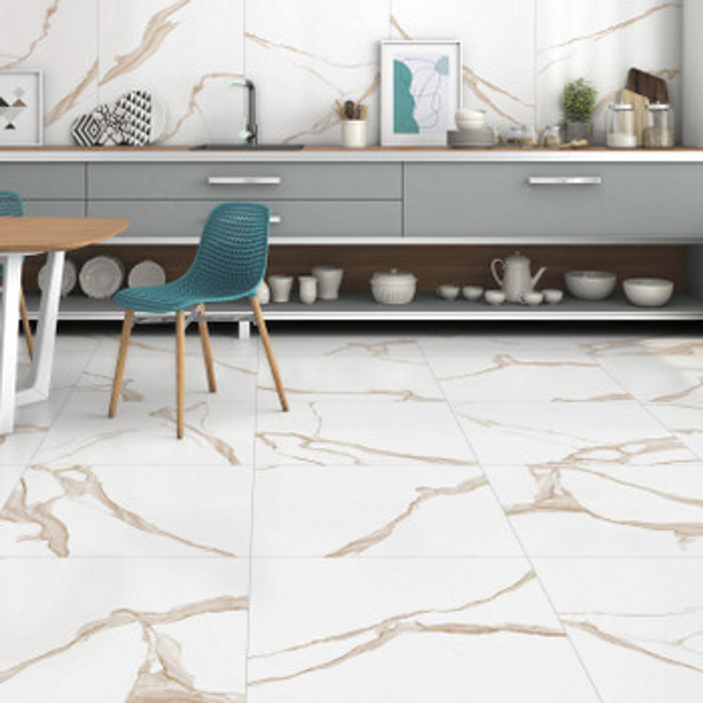 Керамогранит Global Tile Majestic 600х600 мм белый