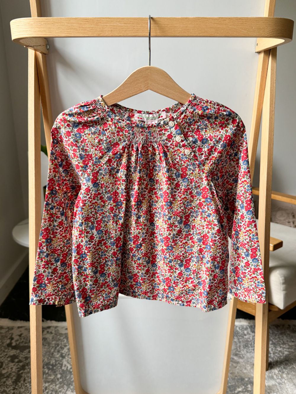 Хлопковая блузка Bonpoint, 104