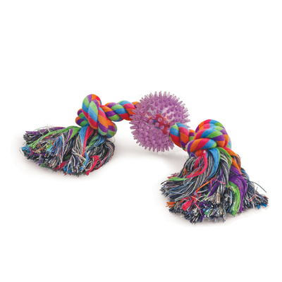 Игрушка для собак "Веревка, 2 узла и мяч", d65/310мм, Triol