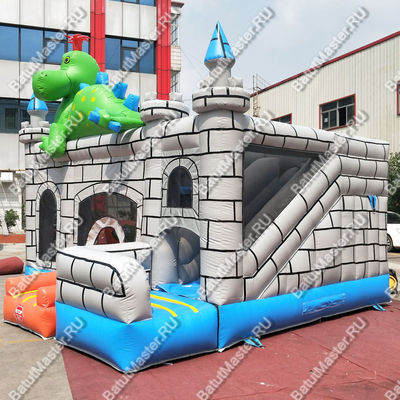 Коммерческий надувной батут "Крепость дракона"