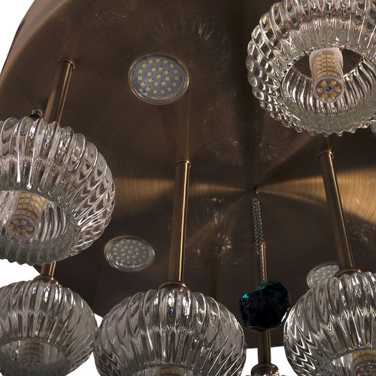 Люстра потолочная MANNE PL.7441-9+4(SL) d50