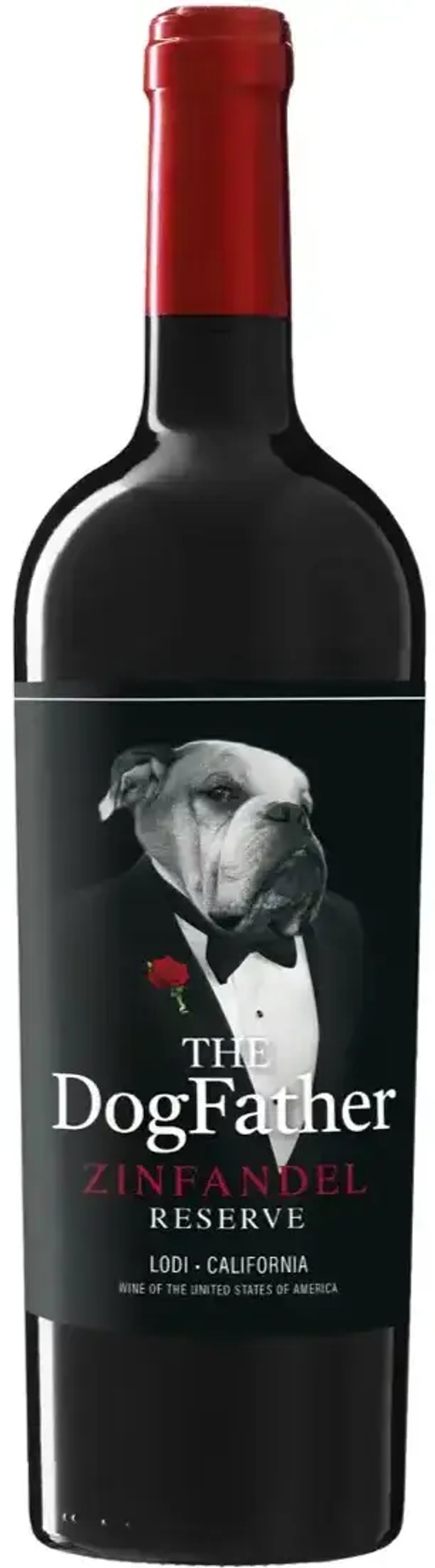 Вино The Dog Father Zinfandel Reserve, Lodi, 2021, 0.75 л