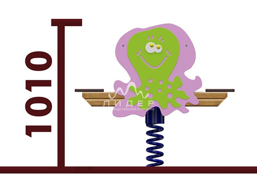 Качели-балансир на пружине “Медуза”